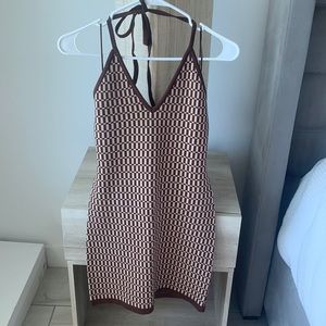 NWT mini halter dress